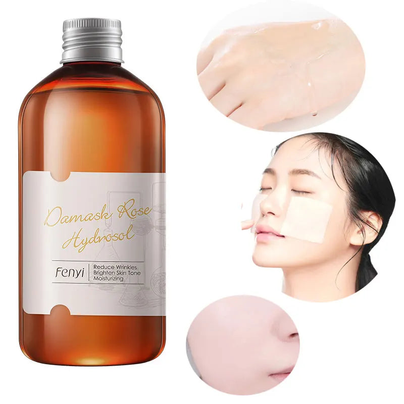 LAIKOU Face Care Rose Water Nourishing Skin Improve Dullness Anti Aging Facial Toner Damask Hydrosol Korean Skincare Products