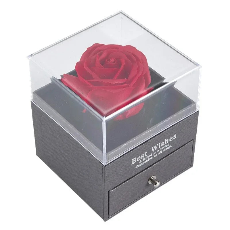 2025 New MOTHER'S Day Eternal Flower Artificial Flower Gift Box Jewelry Box Mother's Day Express Love to Mom: Boutique Gift Box